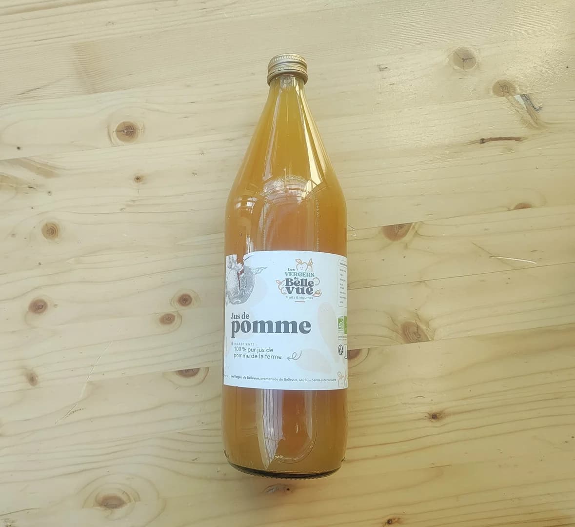 1L de jus de pomme bio